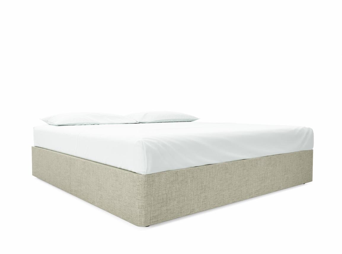 Base Only Emperor Divan In Dove fabric