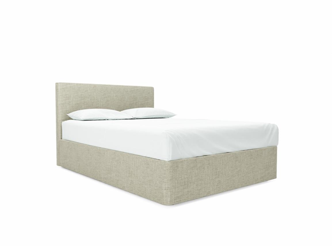 Burdock Double Divan In Dove fabric