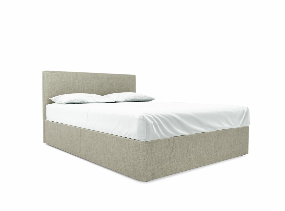 Burdock King Size Divan In Dove fabric