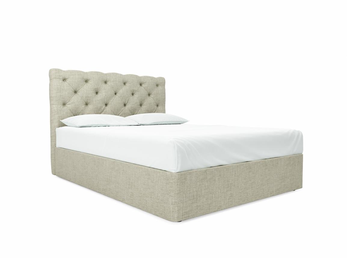 Foxtail King Size Divan In Dove fabric