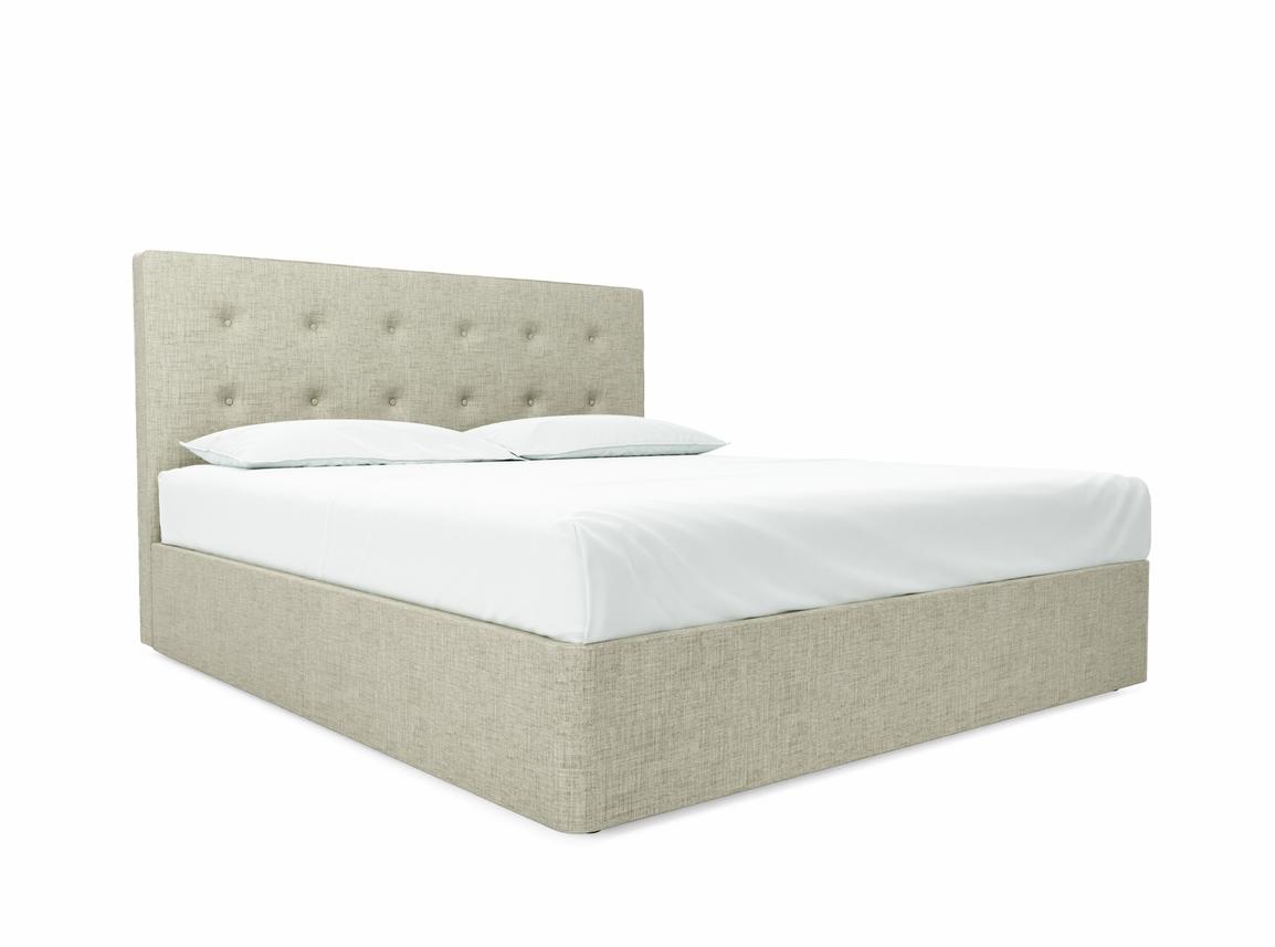 Poppy Super King Size Divan In Dove fabric