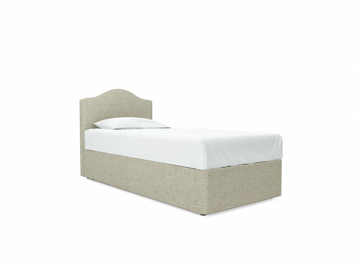 Primrose Single Divan In Dove fabric