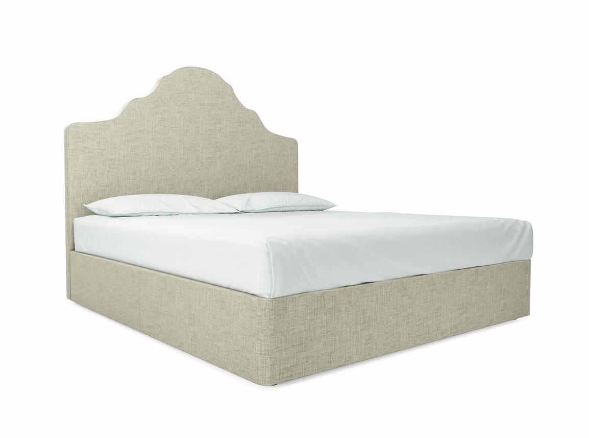 Rose Super King Size Divan In Dove fabric