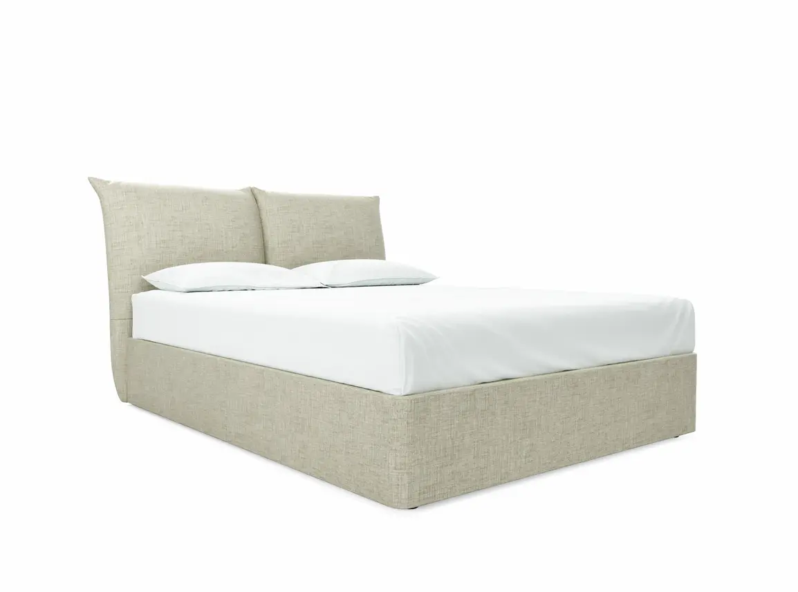 Willow King Size Divan In Dove fabric
