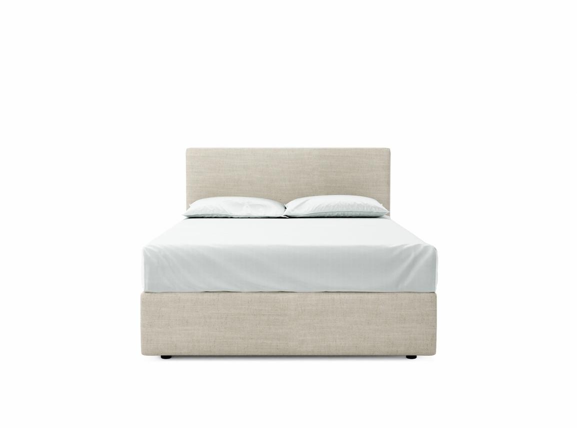 Burdock Double Ottoman In Canvas fabric