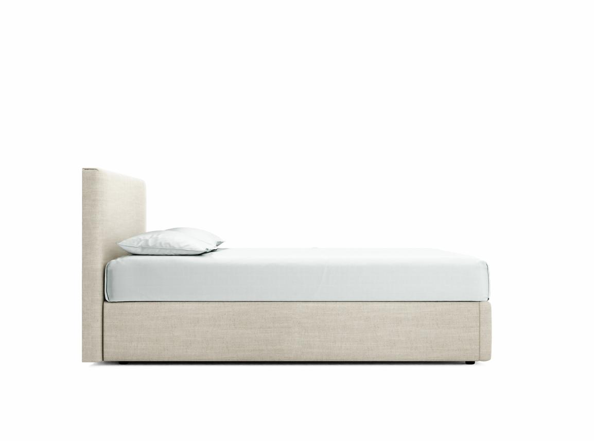 Burdock Double Ottoman In Canvas fabric