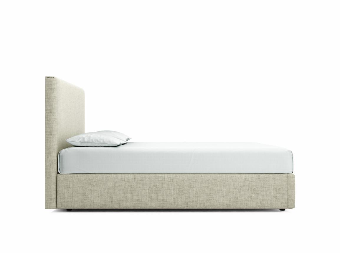 Burdock (Mid) King Size Ottoman In Dove fabric