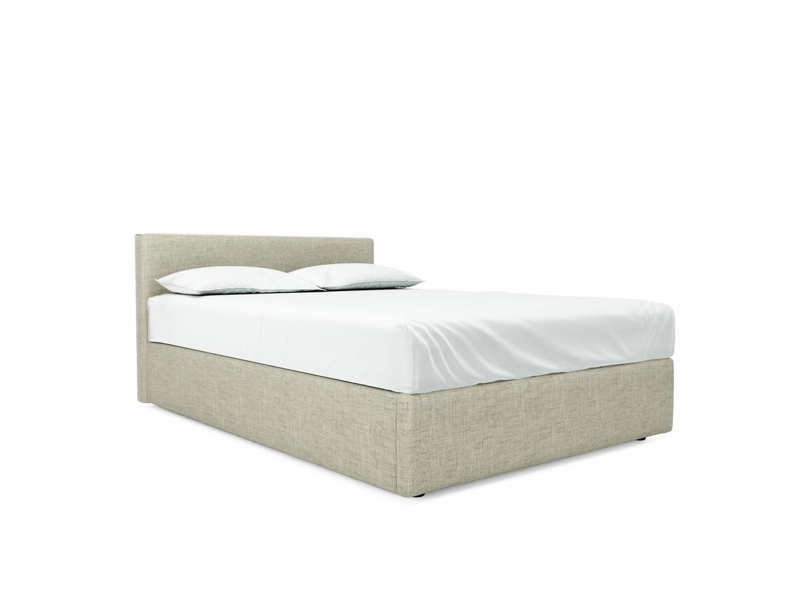 Burdock (Short) Double Ottoman In Dove fabric