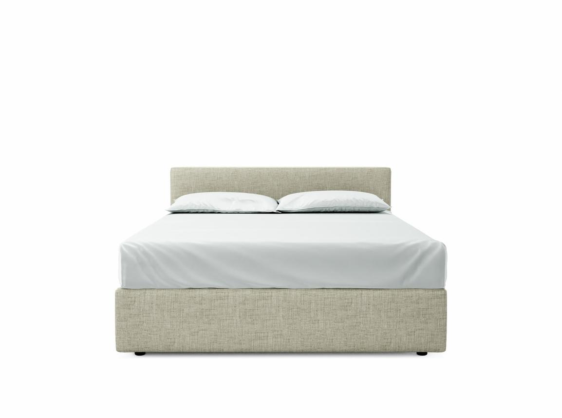 Burdock (Short) King Size Ottoman In Dove fabric