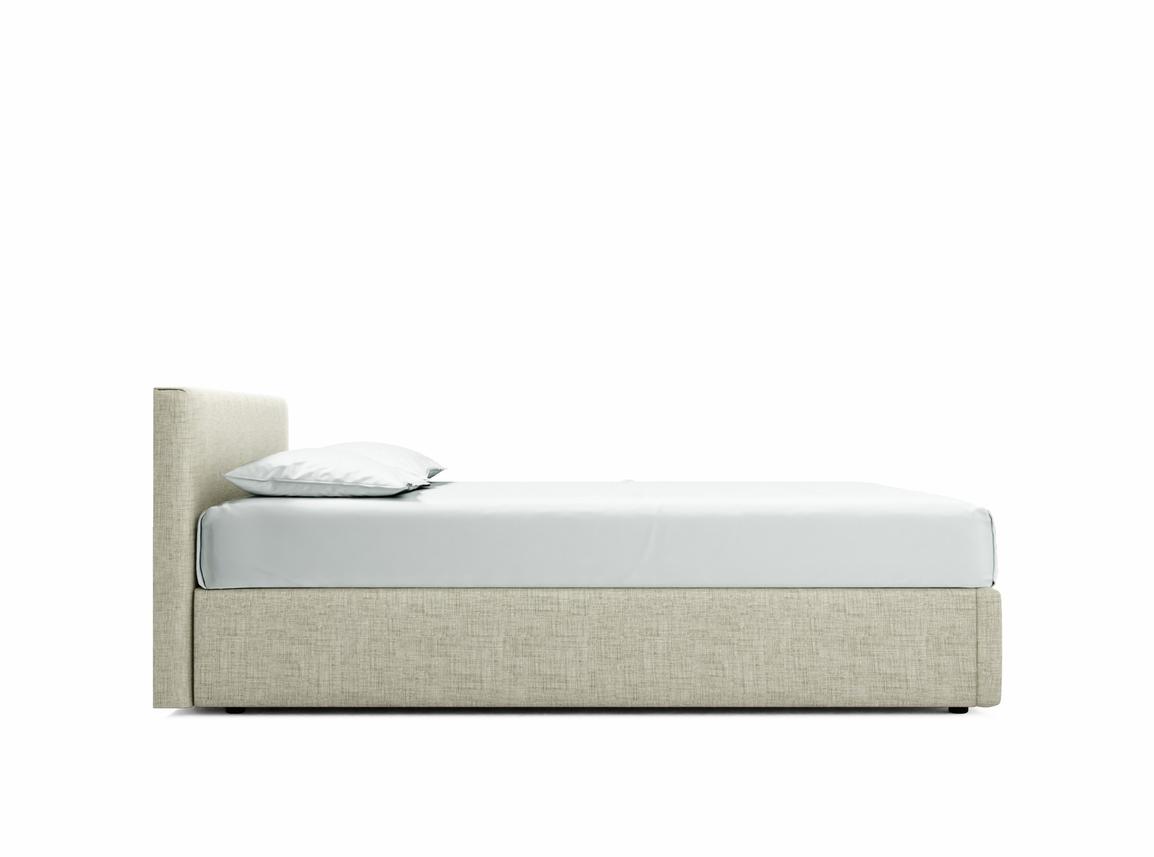 Burdock (Short) King Size Ottoman In Dove fabric
