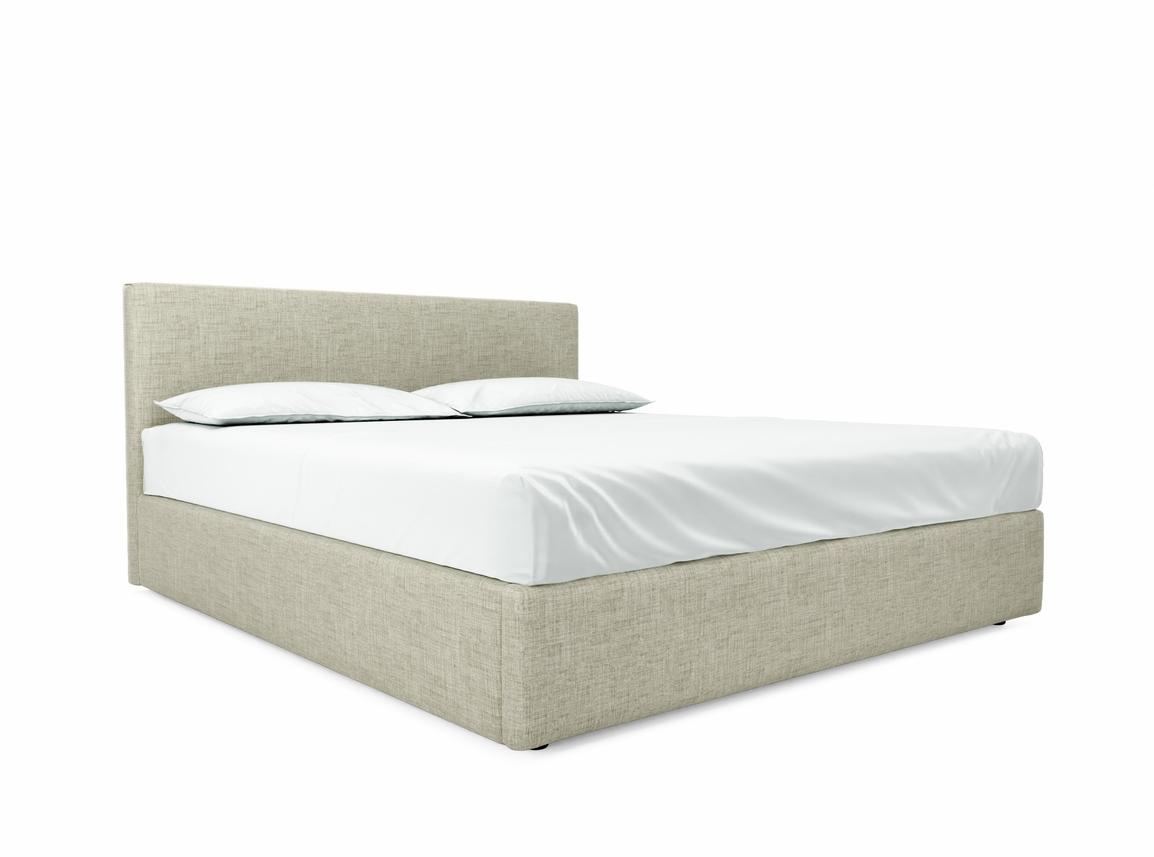 Burdock Super King Size Ottoman In Dove fabric