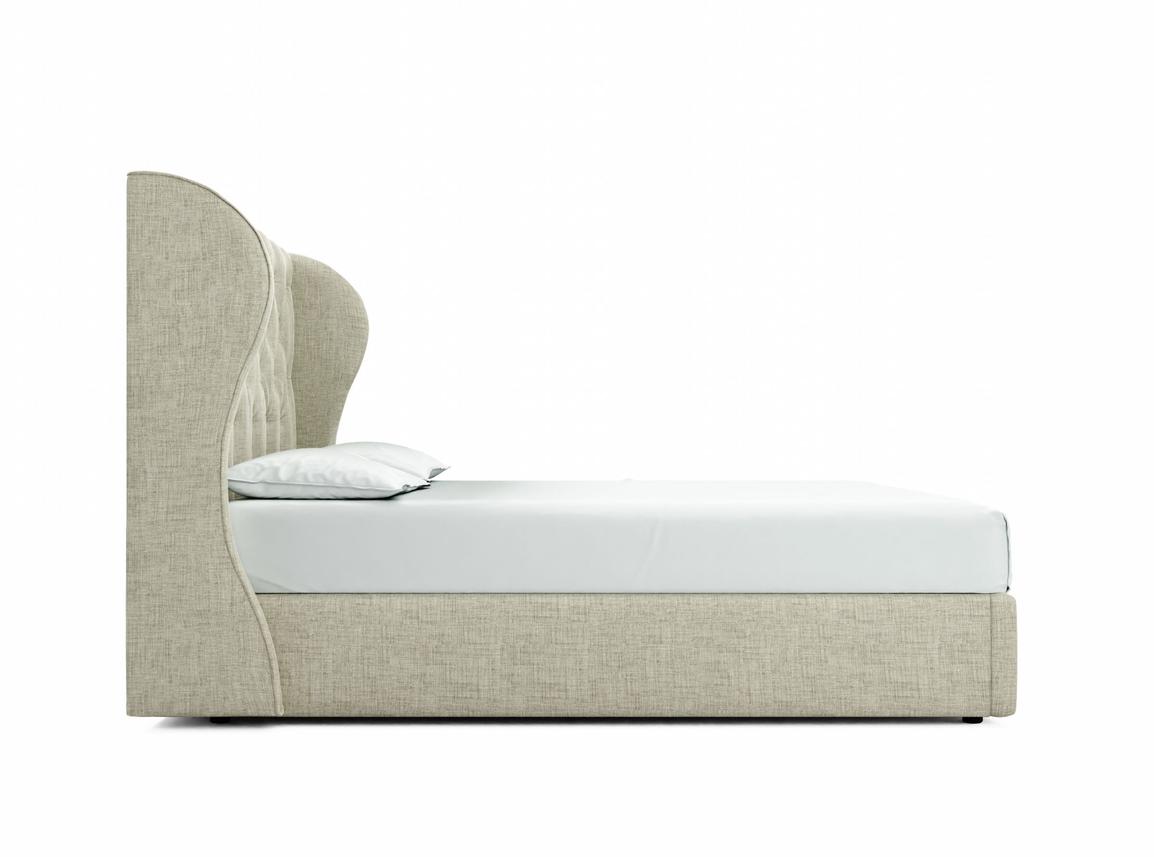 Camelia Super King Size Ottoman In Dove fabric