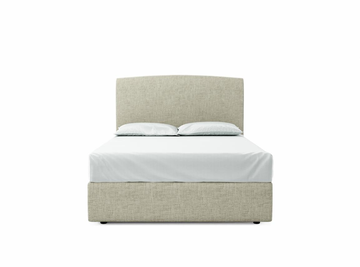 Dahlia Double Ottoman In Dove fabric