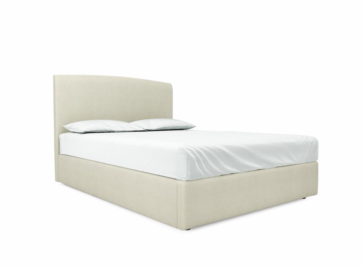 Dahlia King Size Ottoman In Sand fabric