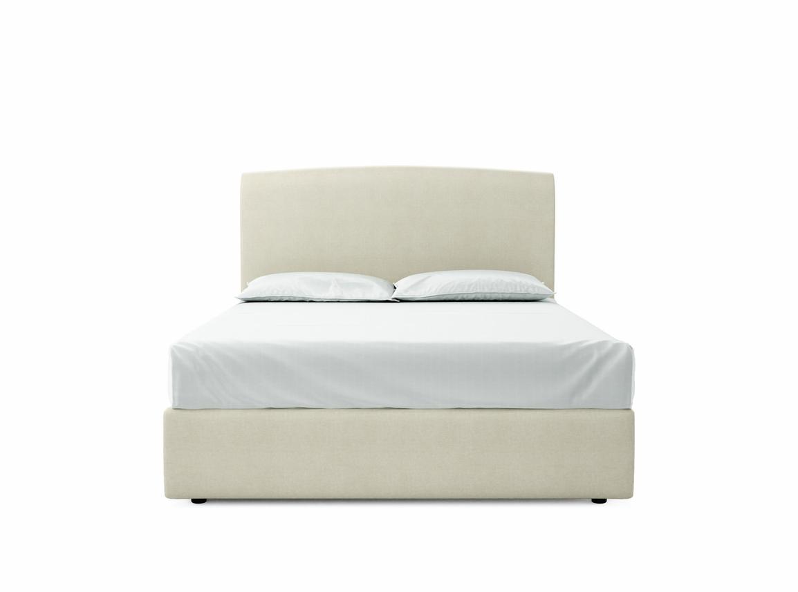Dahlia King Size Ottoman In Sand fabric
