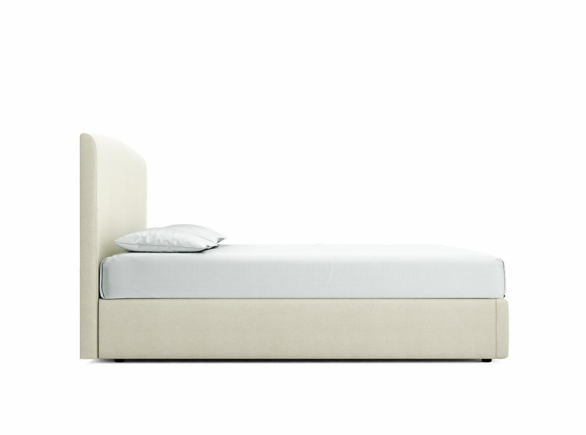 Dahlia King Size Ottoman In Sand fabric