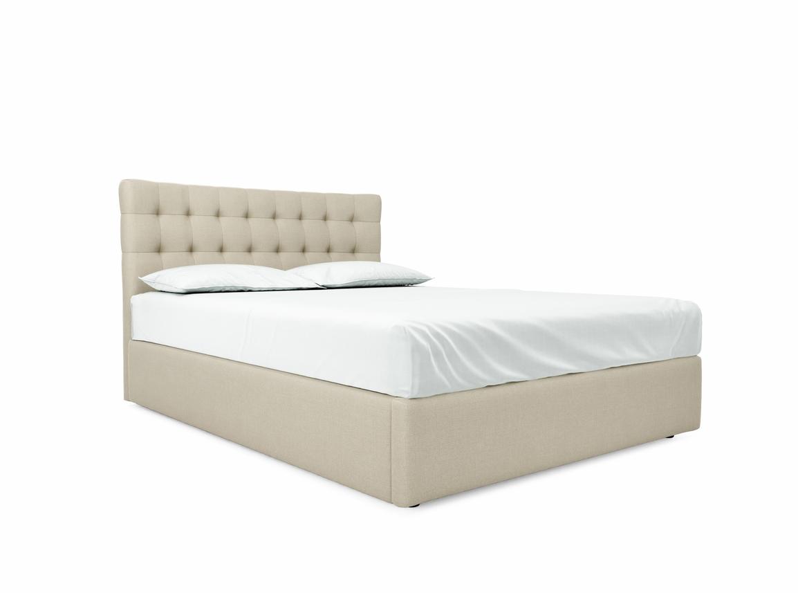 Daisy King Size Ottoman In Oatmeal fabric