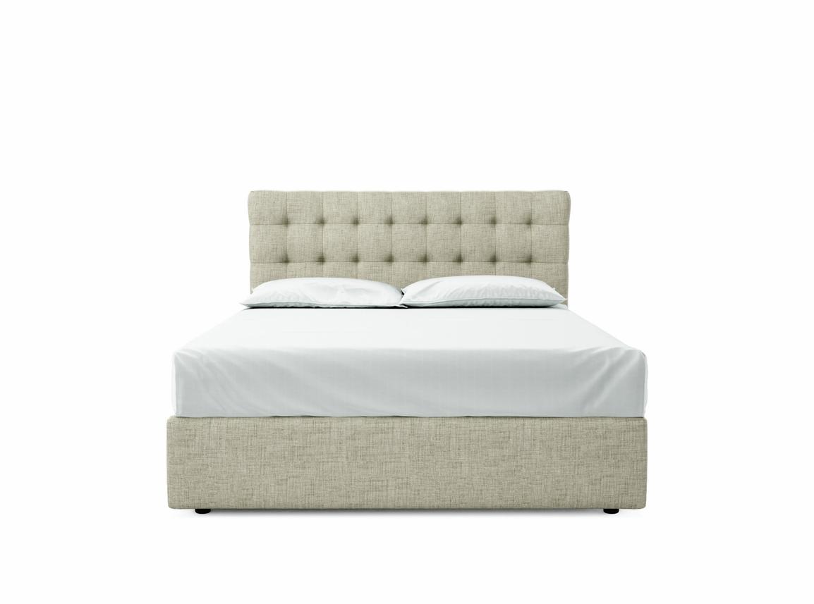 Daisy King Size Ottoman In Dove fabric