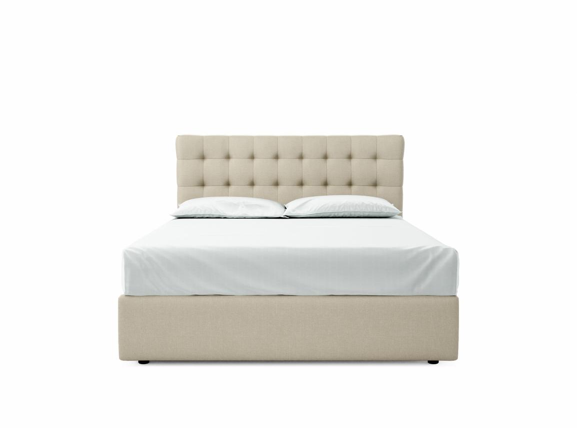 Daisy King Size Ottoman In Oatmeal fabric