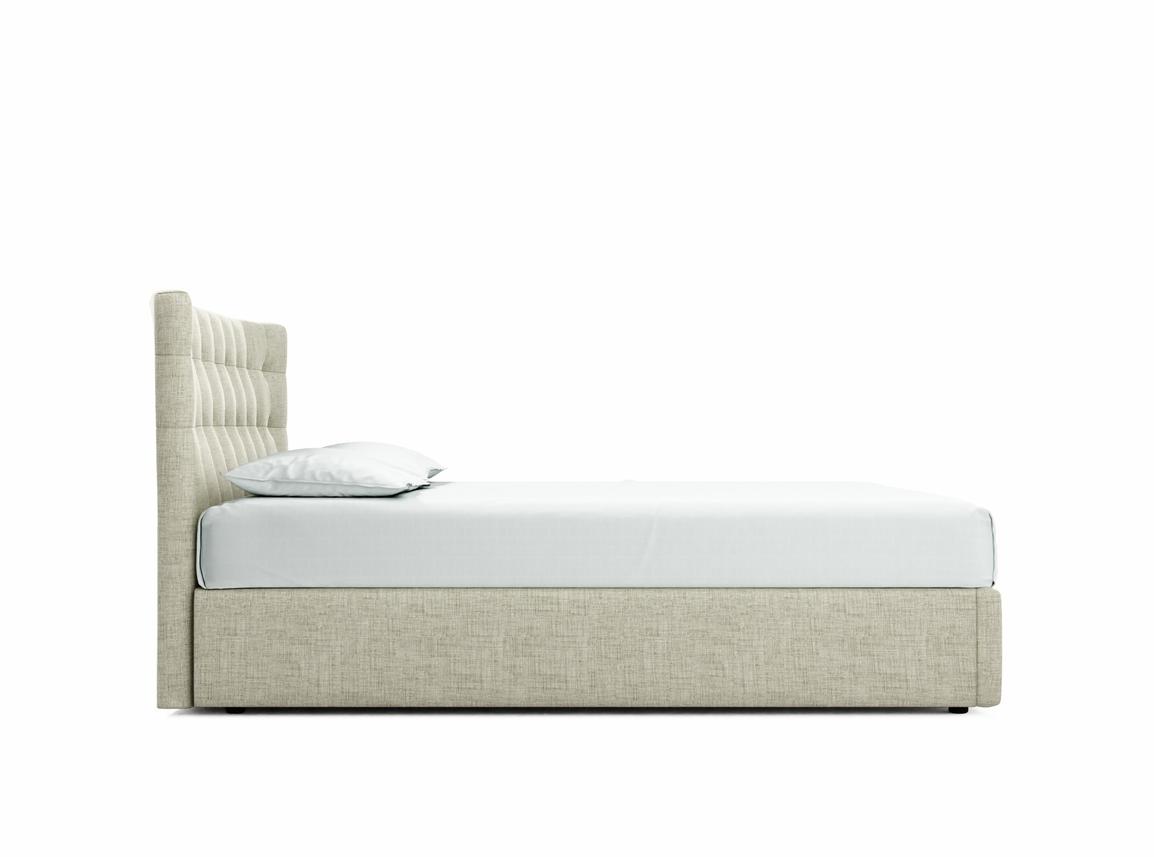 Daisy King Size Ottoman In Dove fabric