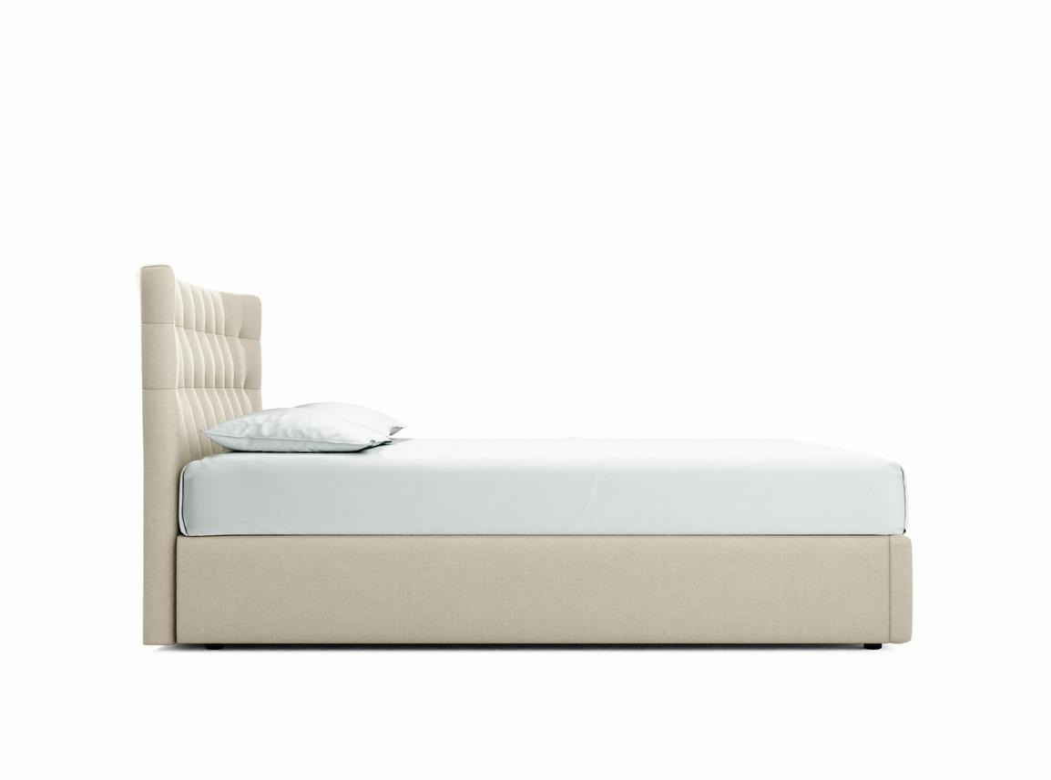 Daisy King Size Ottoman In Oatmeal fabric