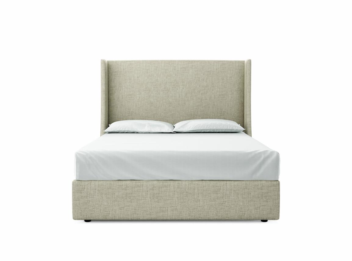 Holly King Size Ottoman In Dove fabric