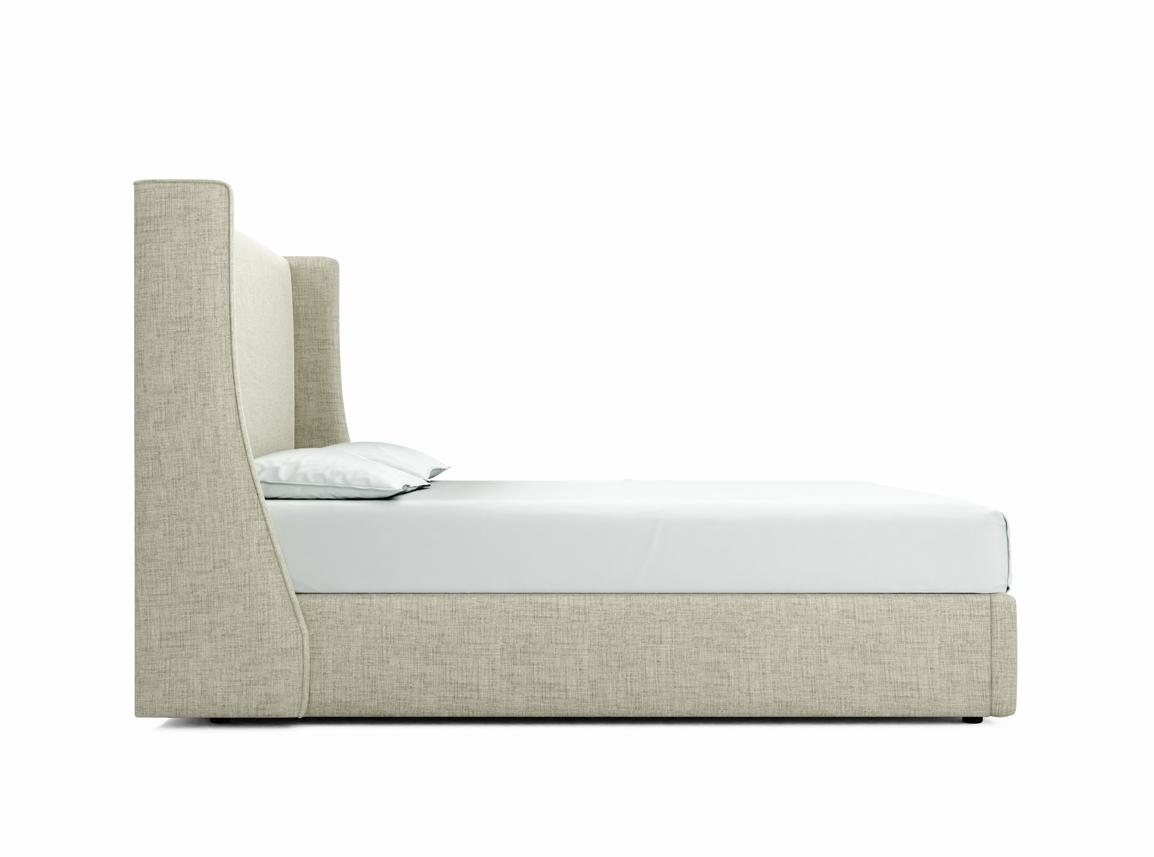 Holly Super King Size Ottoman In Dove fabric