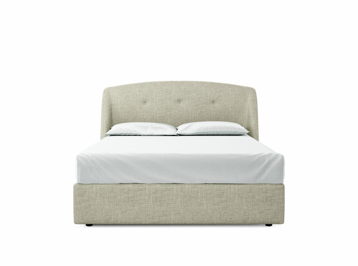 Jasmine King Size Ottoman In Dove fabric