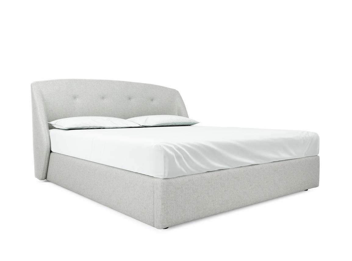 Jasmine Super King Size Ottoman In Barium fabric