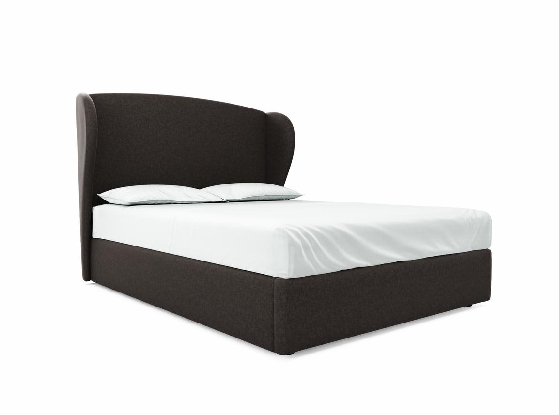 Lupin King Size Ottoman In Mink fabric