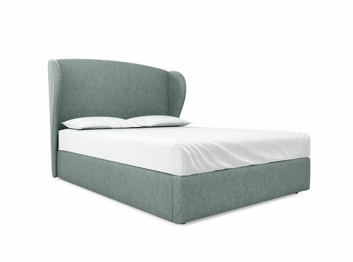 Lupin King Size Ottoman In Thistle fabric