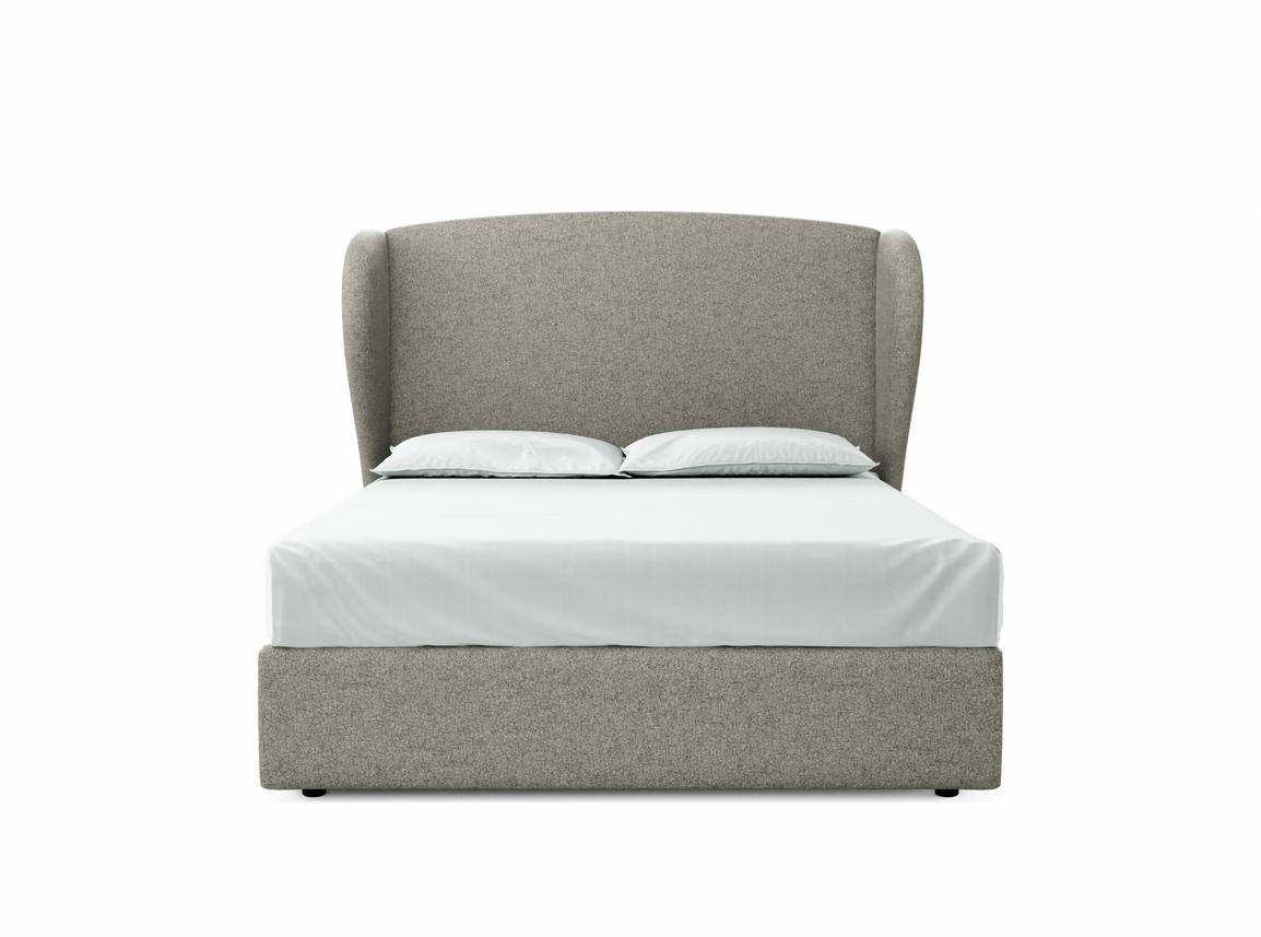 Lupin King Size Ottoman In Feather fabric
