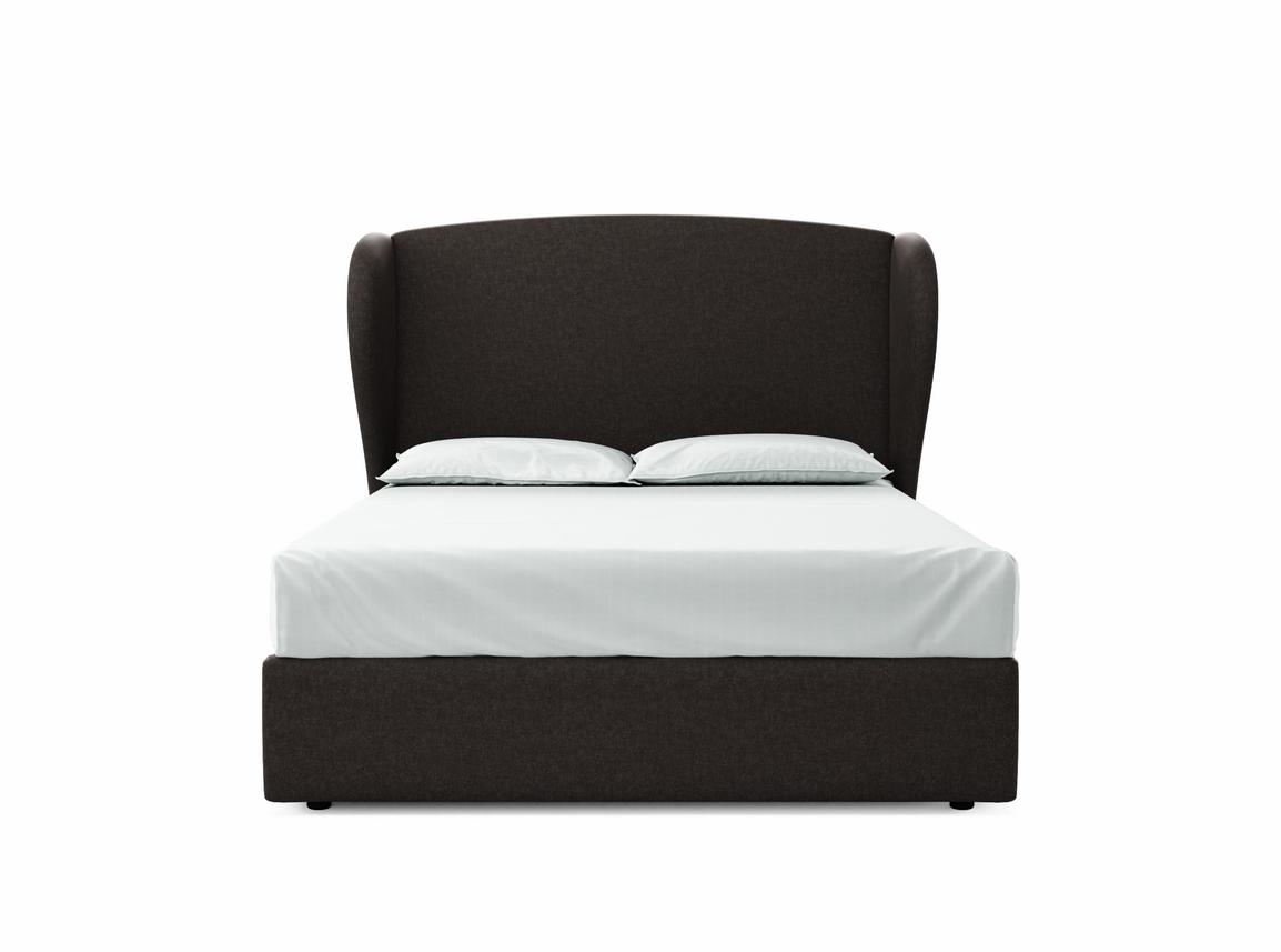 Lupin King Size Ottoman In Mink fabric