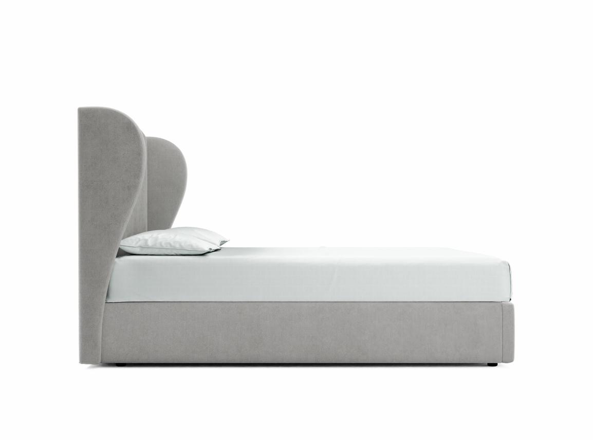 Lupin King Size Ottoman In Mist fabric