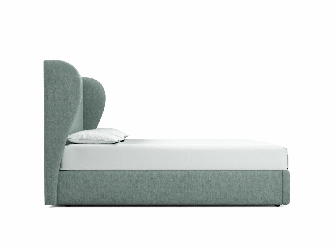 Lupin King Size Ottoman In Thistle fabric