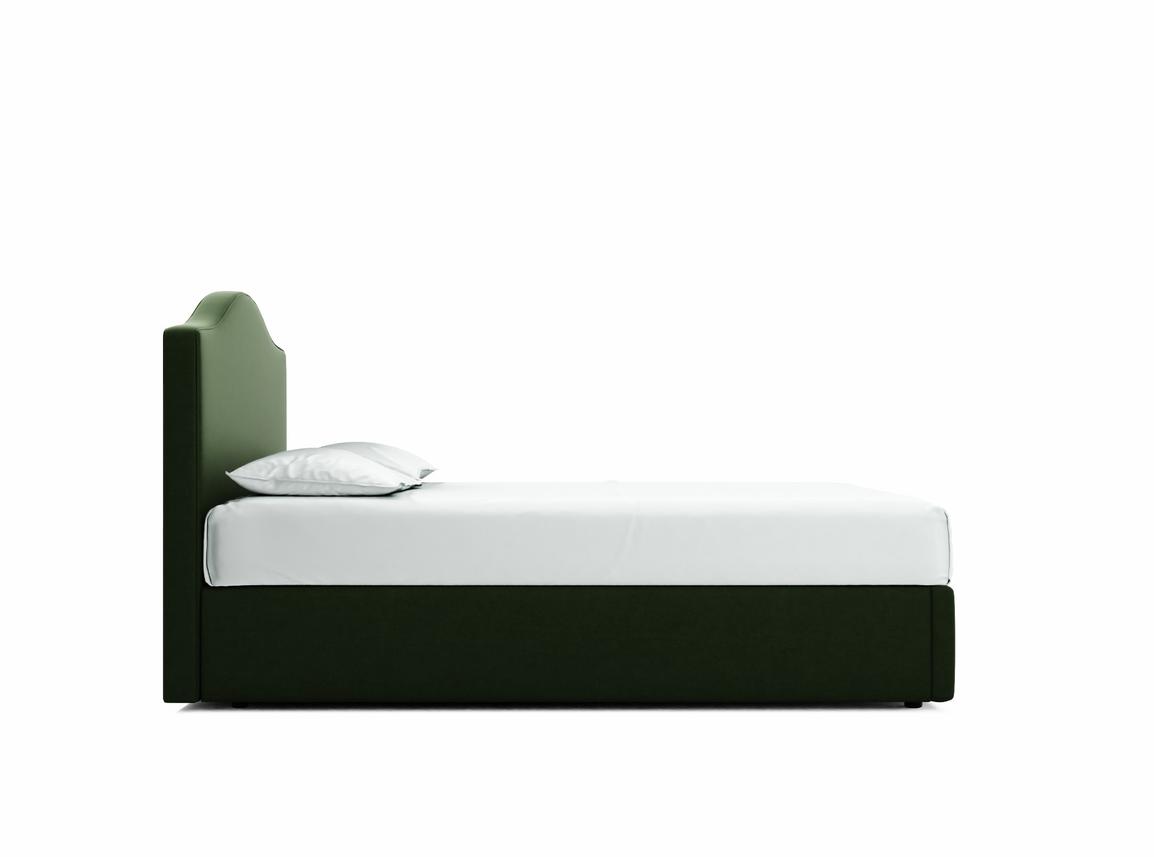 Primrose Double Ottoman In Forest fabric