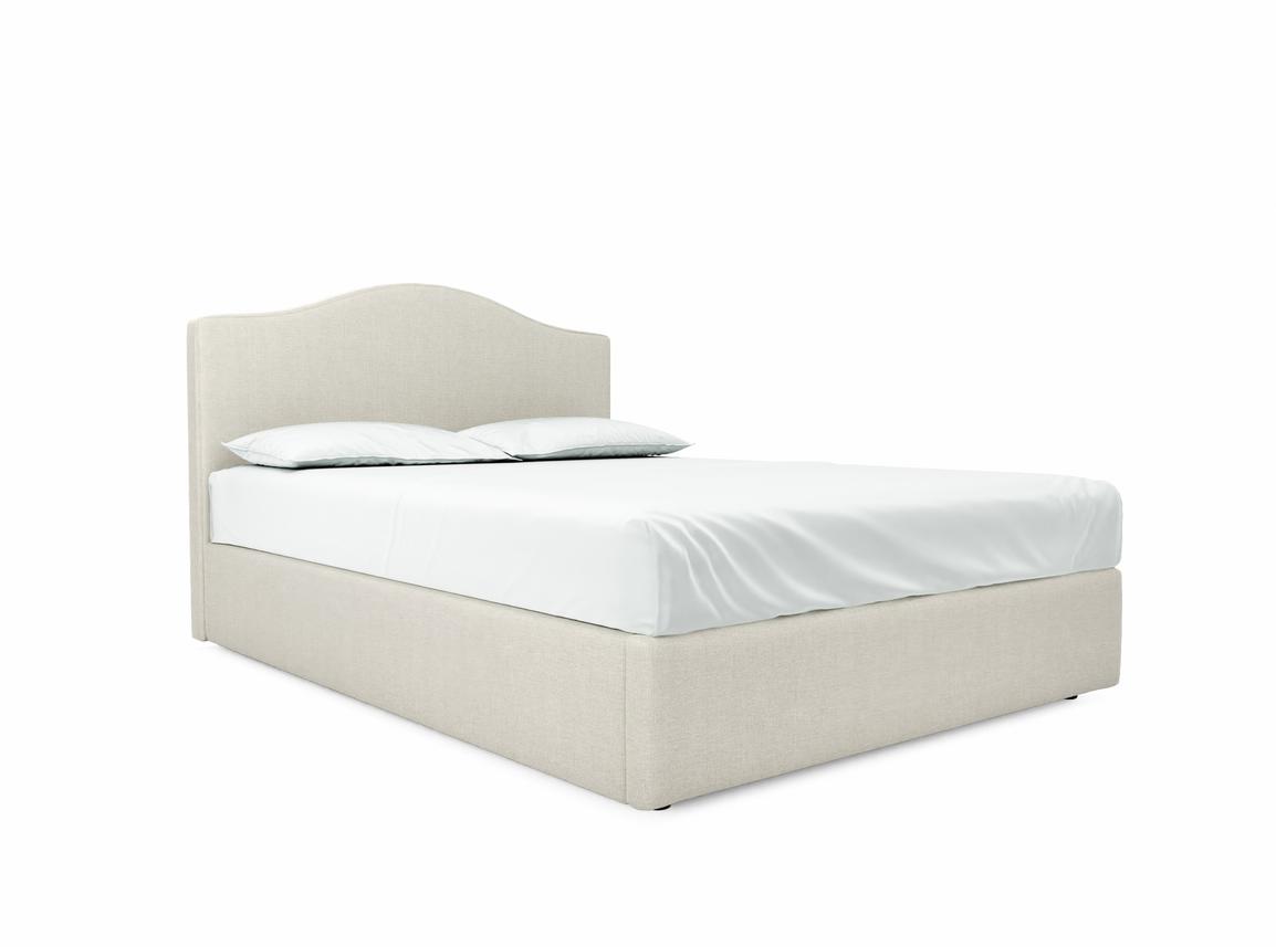 Primrose King Size Ottoman In Shell fabric