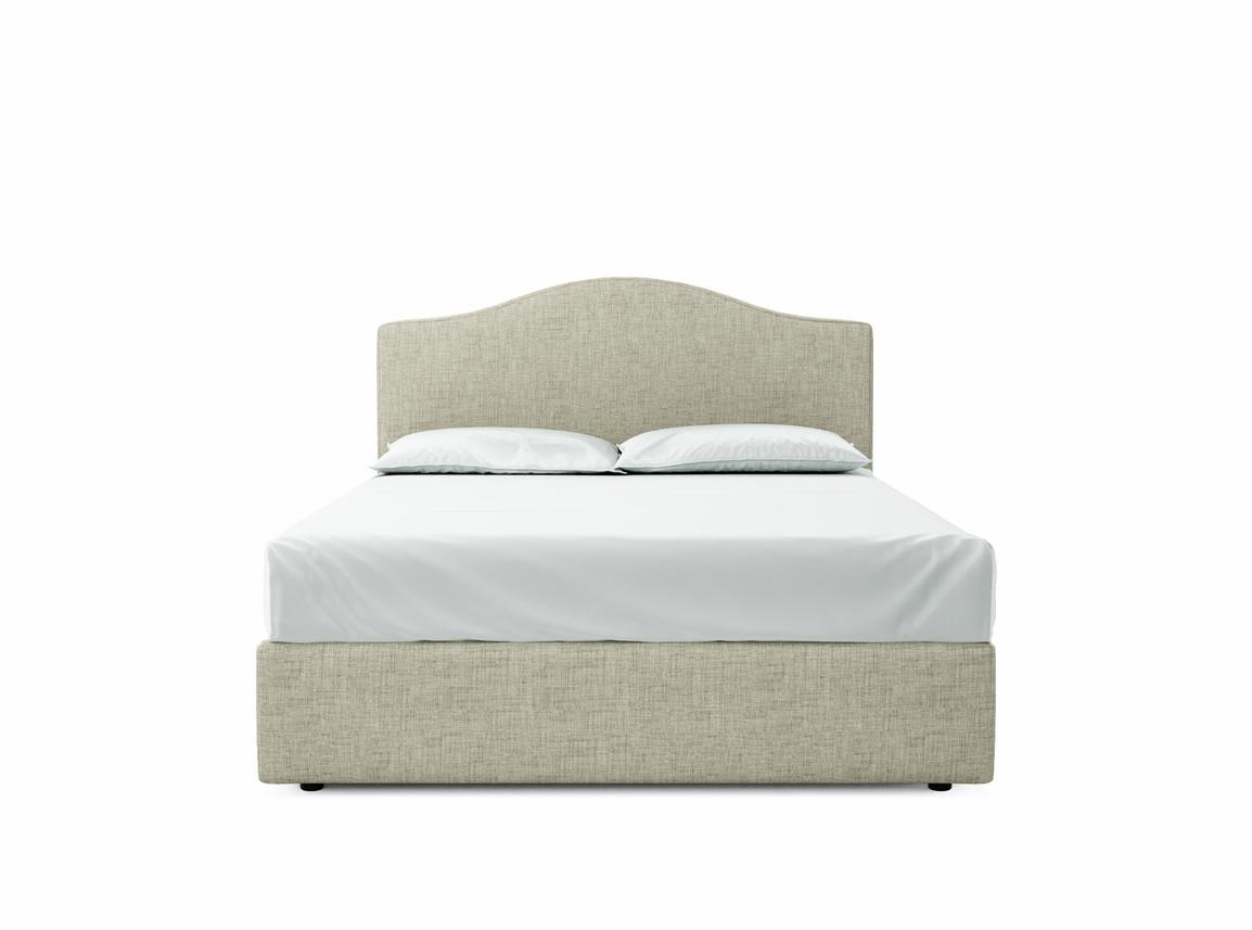 Primrose King Size Ottoman In Dove fabric