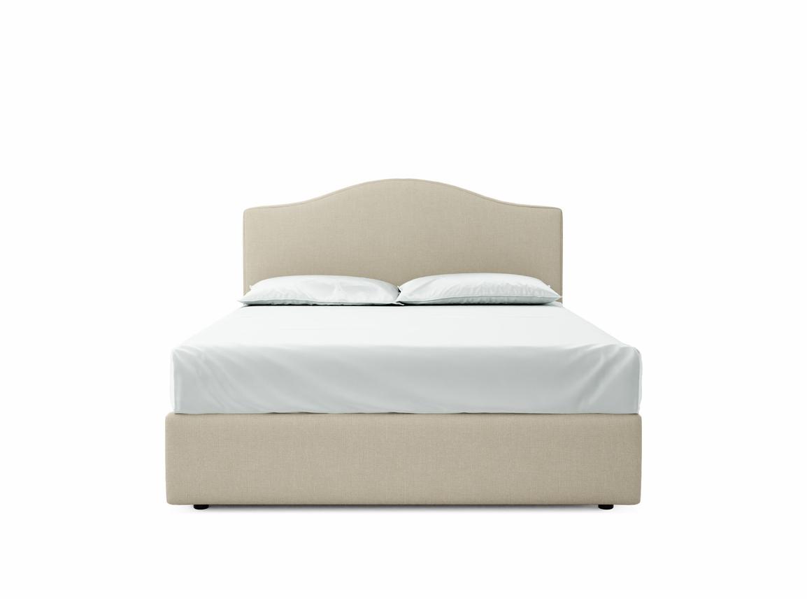 Primrose King Size Ottoman In Oatmeal fabric