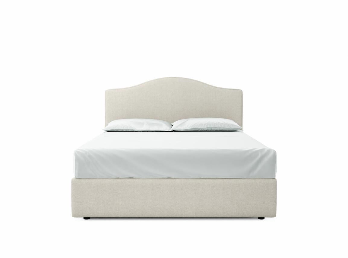 Primrose King Size Ottoman In Shell fabric