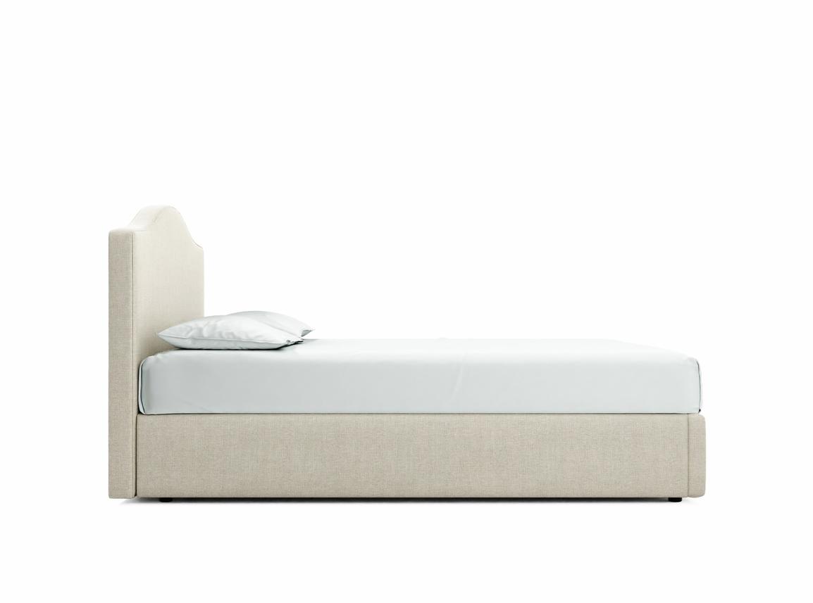Primrose King Size Ottoman In Biscuit fabric