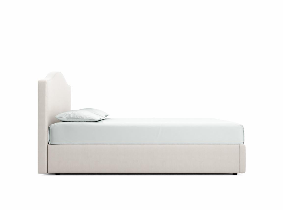 Primrose King Size Ottoman In Bone fabric