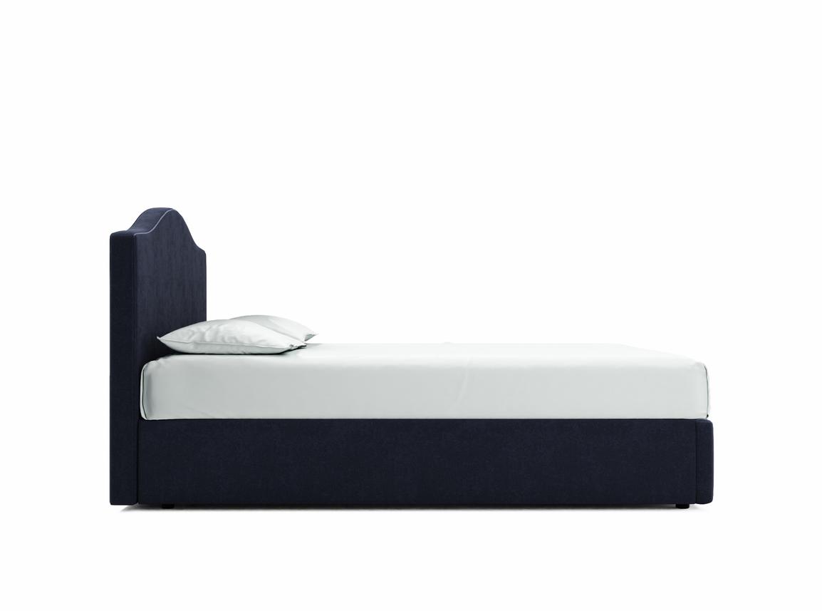 Primrose King Size Ottoman In Midnight fabric