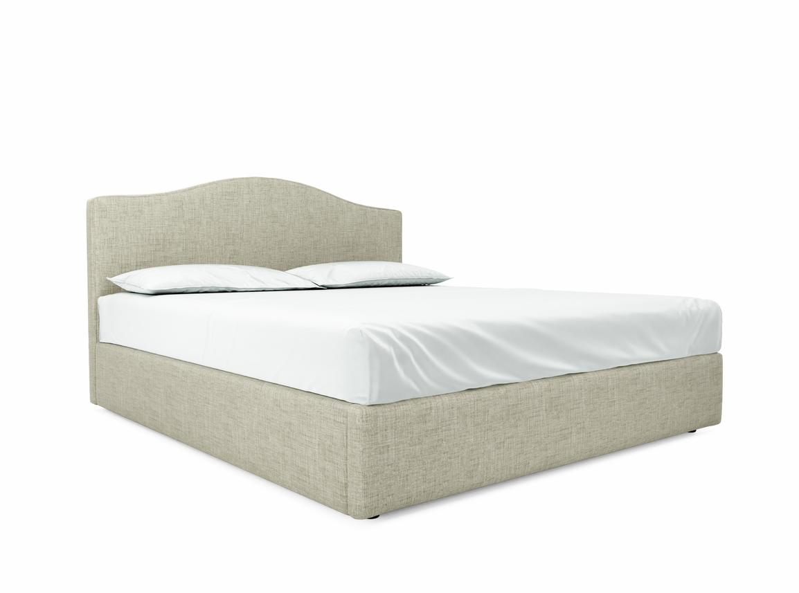 Primrose Super King Size Ottoman In Dove fabric