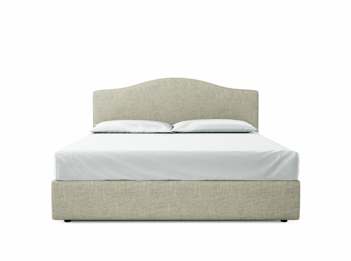 Primrose Super King Size Ottoman In Dove fabric