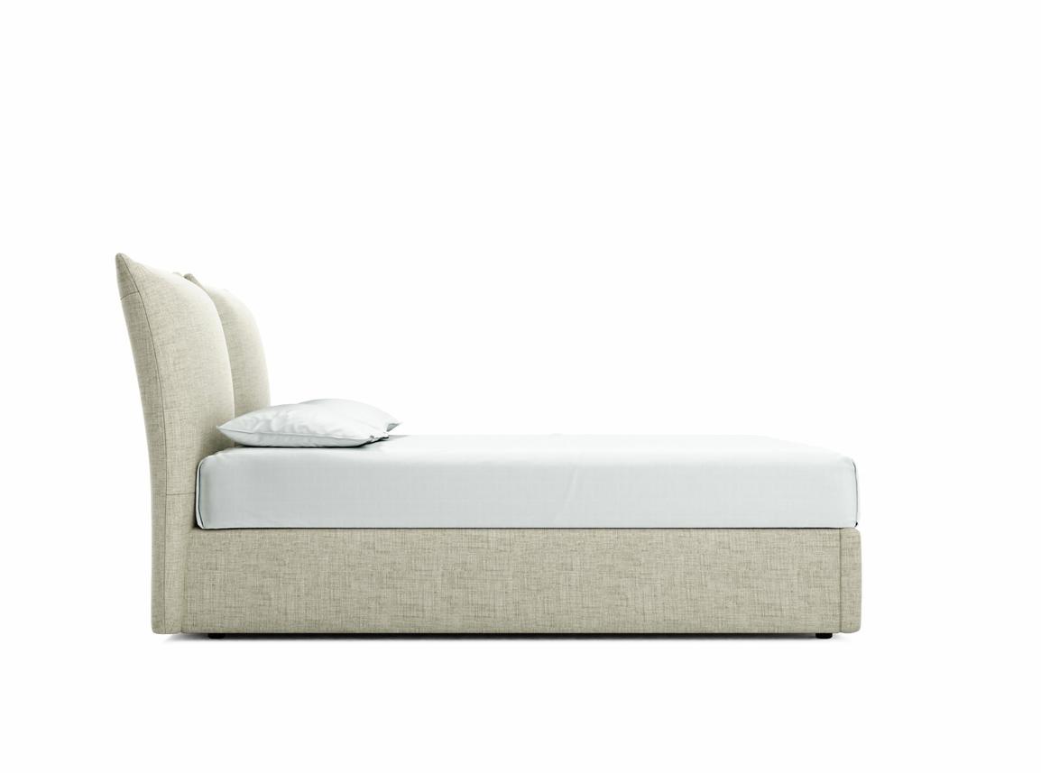 Willow Double Ottoman In Dove fabric