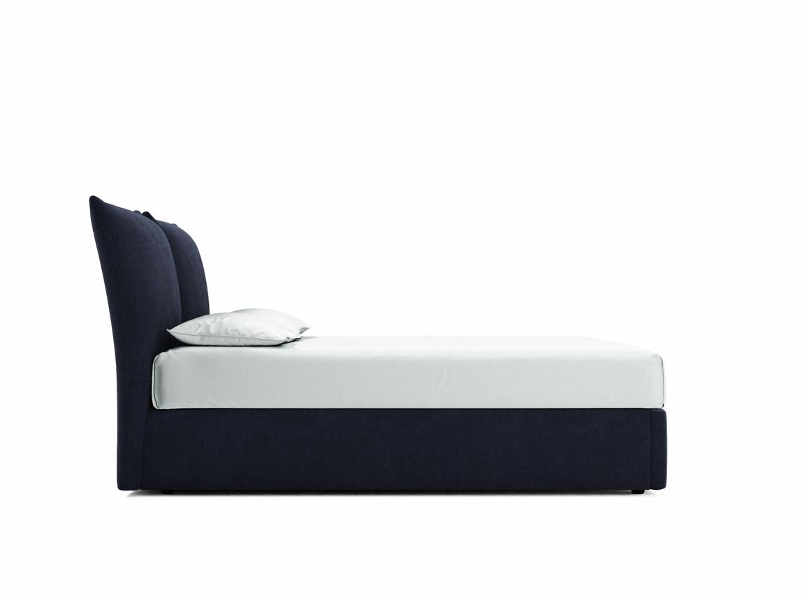 Willow Double Ottoman In Midnight fabric