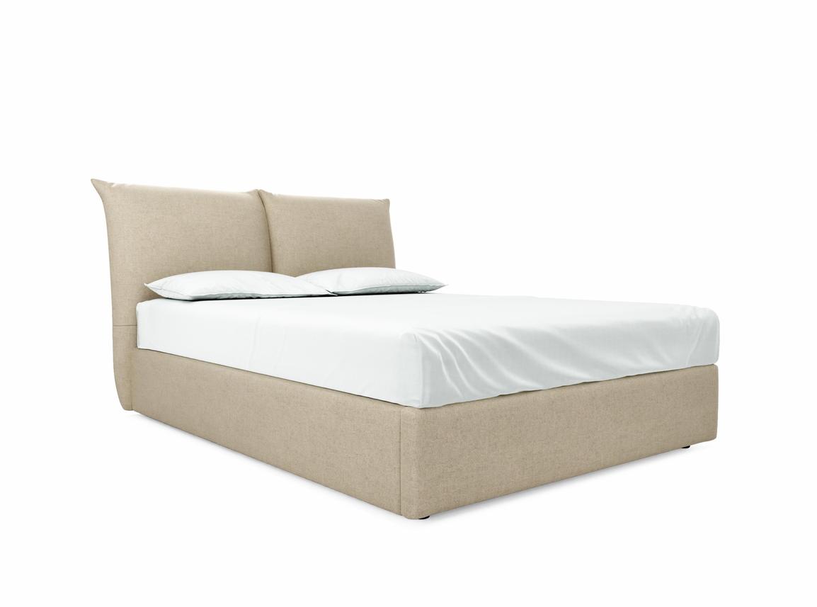 Willow King Size Ottoman In Granola fabric