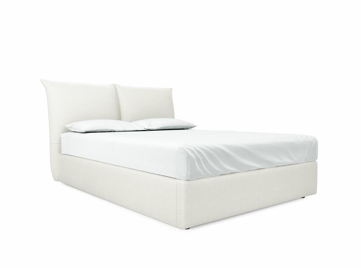 Willow King Size Ottoman In Ivory fabric