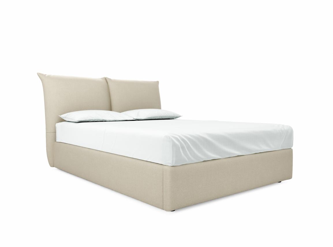 Willow King Size Ottoman In Oatmeal fabric